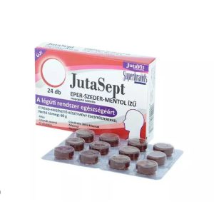 Jutavit JutaSept szopogatótabletta Eper-Szeder-Mentol 24x