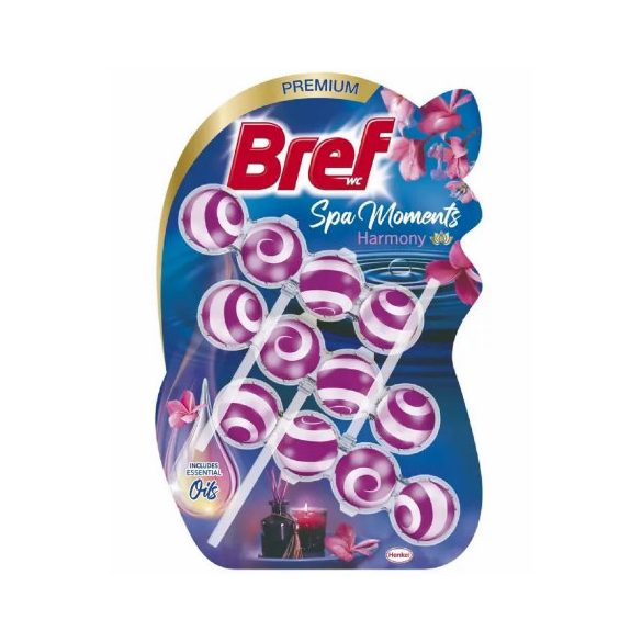Bref Wc golyó Prémium 3x50g Wellness Spa Harmony