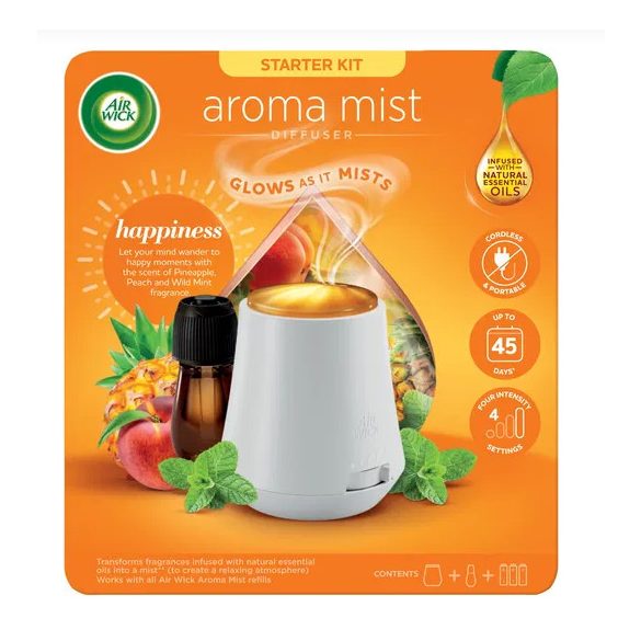 Air Wick Aroma Diffúzor készülék és utántöltő 20ml Boldog Pillanatok