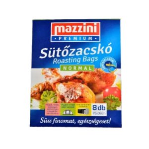 Mazzini Sütőzacskó 8db-os Normal 25x38 Prémium