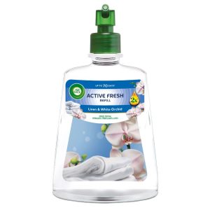 Air WickActive Fresh Automata Légfrissítő Utántöltő 228ml Friss Pamut & Fehér Orchidea