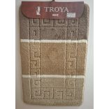 Szőnyeg Szett 50x80 / 40x50cm 2 részes Fürdőszobai - Barna