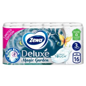 Zewa Deluxe Wc Papír 16 Tekercs 3 Rétegű - 150Lap Limited Magic Garden