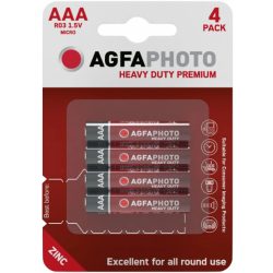   AgfaPhoto Elem 1,5V Féltartós Ceruza Heavy Duty Premium AAA/R03/4db-os BL
