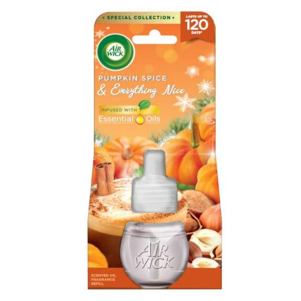 Air Wick Utántöltő Folyadék 19 ml Elektromos készülékbe Fűszeres Sütőtök Varázs 