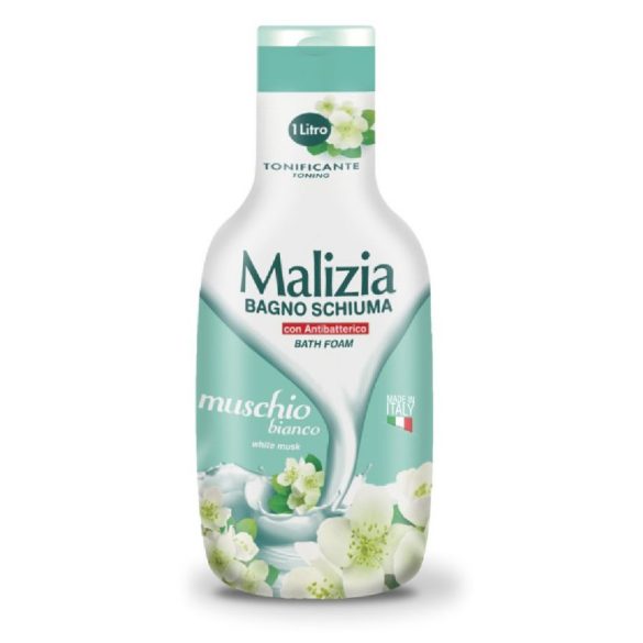 Malizia Habfürdő 1000ml Muschio Bianco White Musk