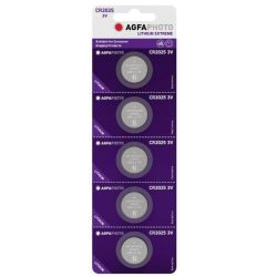 AgfaPhoto Elem 3 V Lithium Gombelem CR2025 5db-os