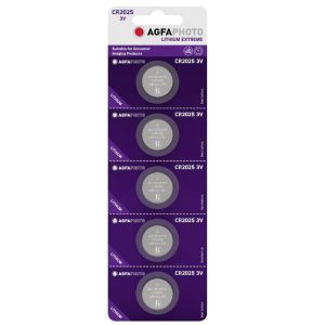 AgfaPhoto Elem 3 V Lithium Gombelem CR2025 5db-os