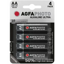 AgfaPhoto Ultra Elem 1,5 V Alkáli Ceruza AA/LR6/4db-os