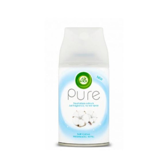 Air Wick Légfrissítő Utántöltő Spray 250ml Soft Cotton (Friss Pamut)