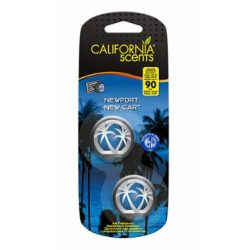   California Scents Autóillatosító 2x3ml Newport New Car Mini Diffúzer