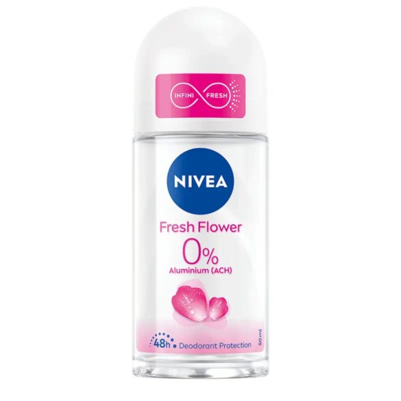 Nivea Izzadásgátló roll on 50ml Fresh Flowers 0% Aluminium Salt Női