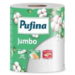 Pufina Papírtörlő 1 Tekercs 320 Lap 2 Réteg Jumbo