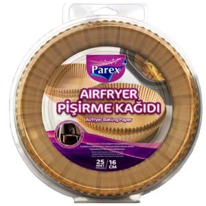 Parex Sütőpapír Forrólevegős Sütőbe (Airfryer) 25db-os
