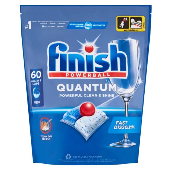 Finish Mosogatógép tabletta 60db-os Quantum Max All in 1 Regular