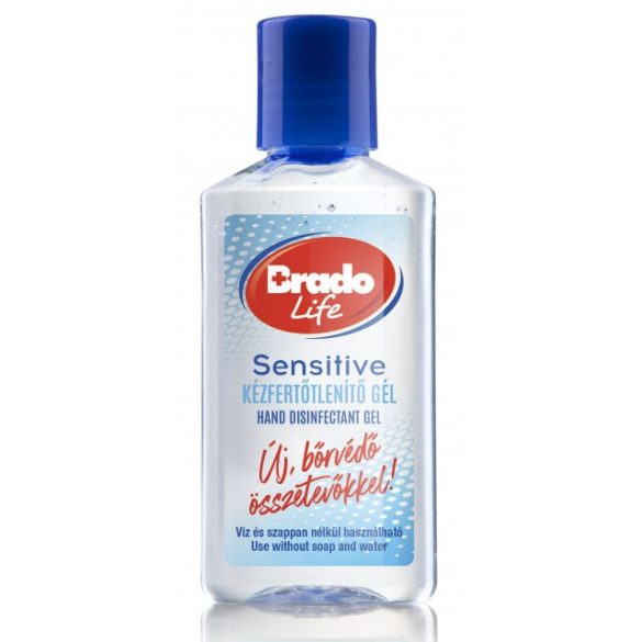 Bradolife kézfertőtlenítő gél 50ml Sensitive