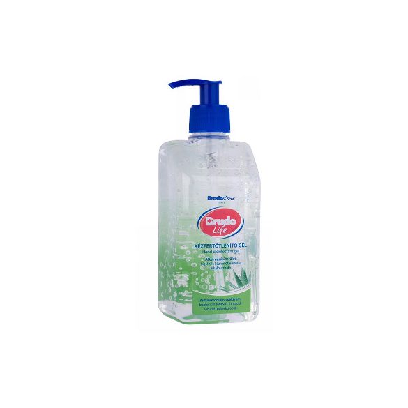 Bradolife kézfertőtlenítő gél 500ml Aloe