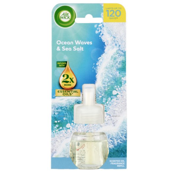 Air Wick Utántöltő Folyadék 19ml Elektromos Készülékbe - Ocean Waves and Sea Salt
