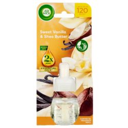   Air Wick Utántöltő Folyadék 19ml Elektromos Készülékbe - Édes Vanilla és Shea Vaj