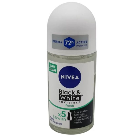 NIVEA Golyós Dezodor 50ml B&W Invisible Pure/fresh/