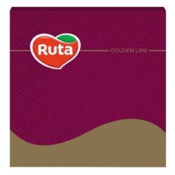 Ruta Szalvéta 20db-os 3 Rétegű 33x33cm Bordó