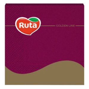 Ruta Szalvéta 20db-os 3 Rétegű 33x33cm Bordó