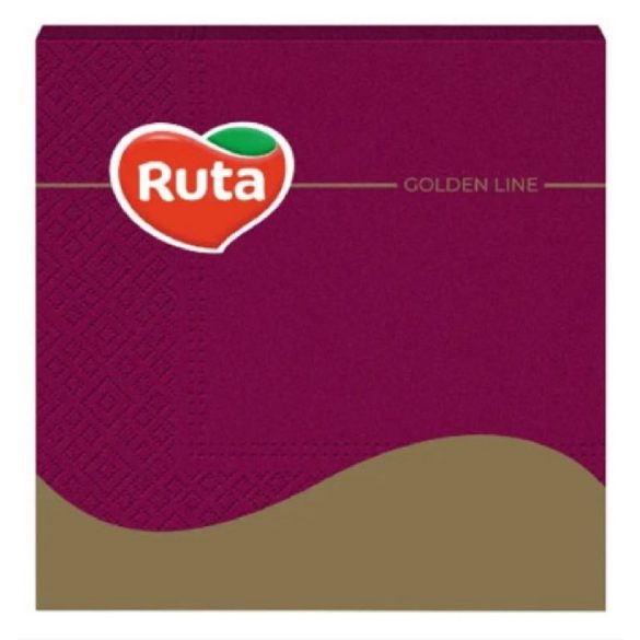 Ruta Szalvéta 20db-os 3 Rétegű 33x33cm Bordó