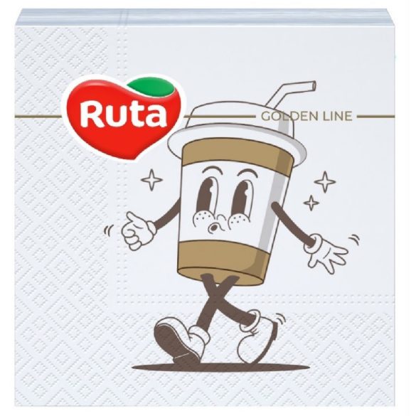 Ruta Szalvéta 20db-os 3 Rétegű 33x33cm Latte