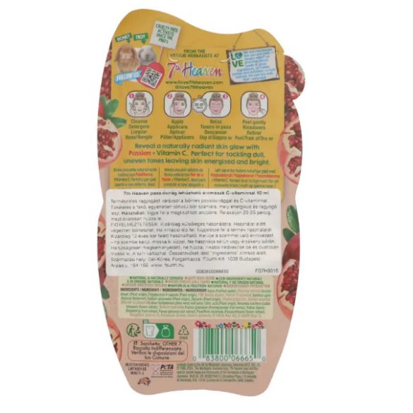 7th Heaven Arcmaszk 15ml Passióvirággal és C-Vitaminnal