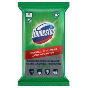 Domestos higénikus törlőkendő pine&citrus - 60db