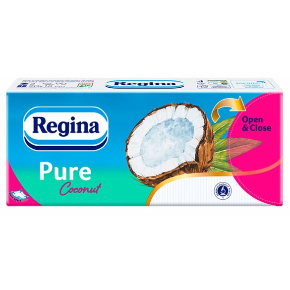 Regina papírzsebkendő Pure Coco 90db 3réteg