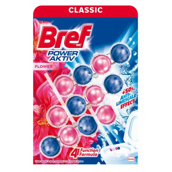 Bref Power Aktív Fresh Flower 3x50g Wc Frissítő