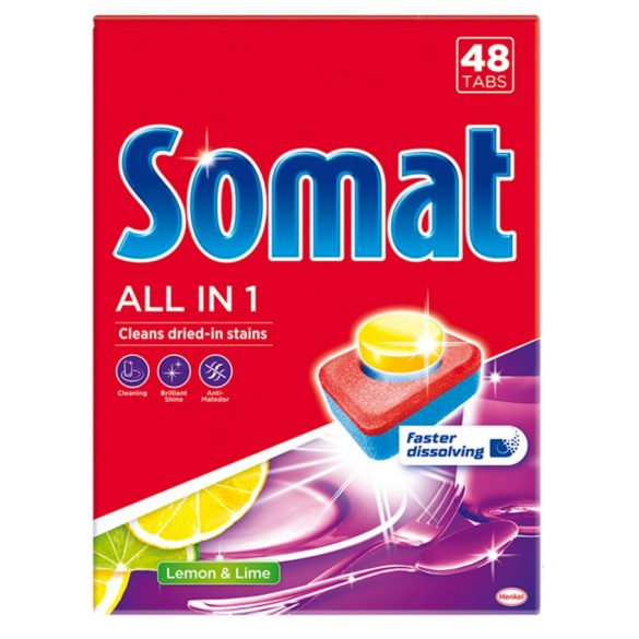 Somat Gold Tabletta 48db Lemon&Lime