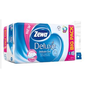 ZEWA Deluxe Delicate - 16 tekercs 3 Rétegű Wc Papír 