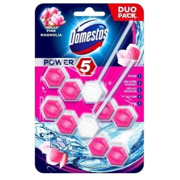 Wc Frissítő Domestos Rúd Pink 2x55g - 110g Magnolia