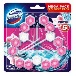 Domestos Power5 Wc Rúd 3x55 Pink Magnolia