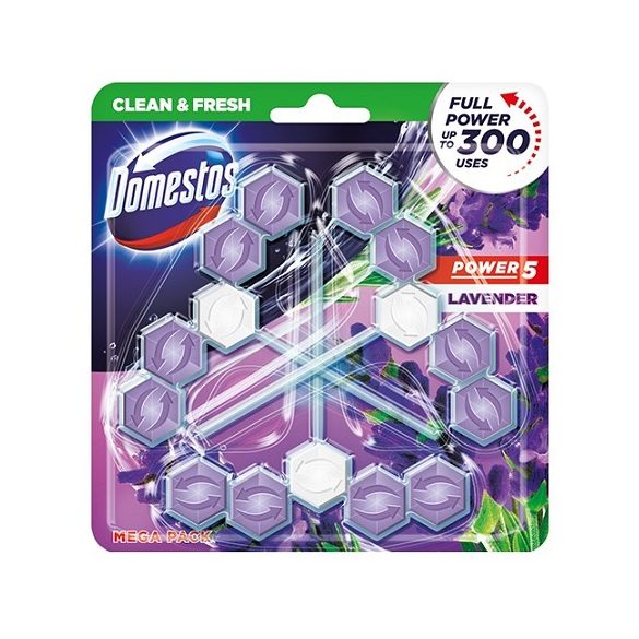 Domestos Power5 Wc Rúd 3x55 Lavender