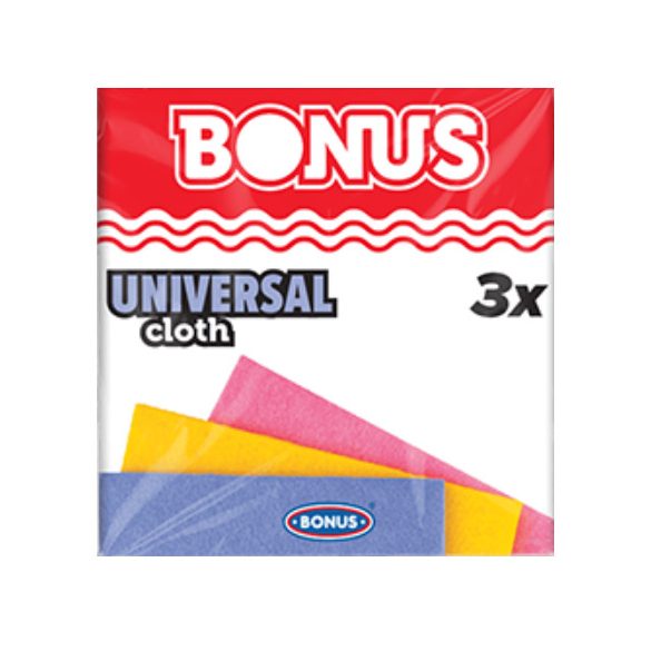 Bonus Univerzális Törlőkendő 3db