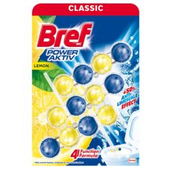 Bref Power Aktív Lemon 3x50g Wc Frissítő 