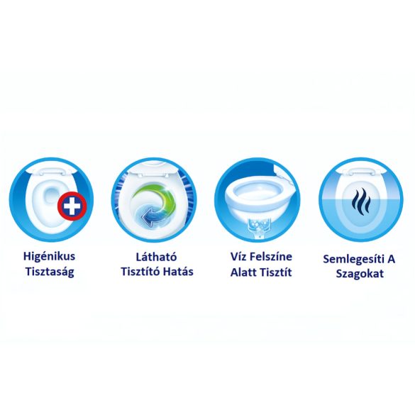 Bref Power Aktív Lemon 3x50g Wc Frissítő 