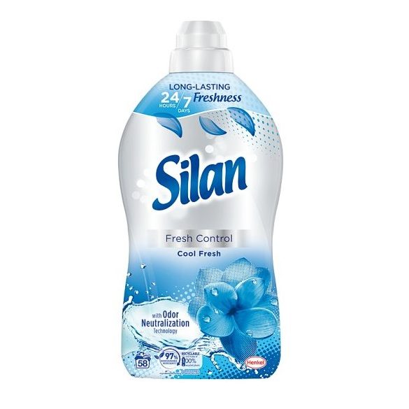 Öblítő Silan Aromatherapy Cool Fresh 58 mosás 1450 ml