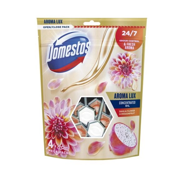 Wc-Rúd Domestos Dahlia 4x55g