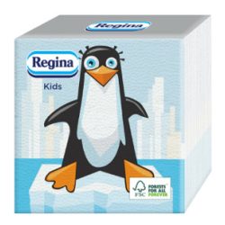   Regina Szalvéta 1 ret 45db Kids (Többféle mintás) (Pingvin)