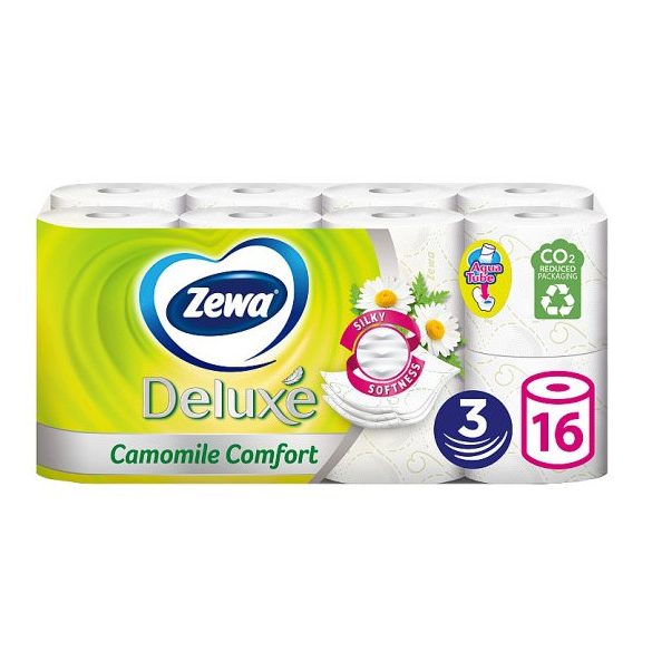 ZEWA Deluxe Kamilla - 16 tekercs 3 Rétegű Wc Papír 