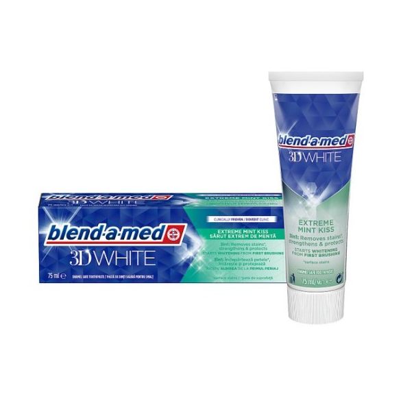 Blend-a-med 3D White Extreme Mint Kiss Fogkrém 75ml