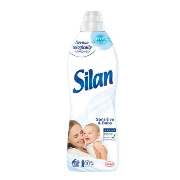 Öblítő Silan Sensitive 36 mosás 900 ml