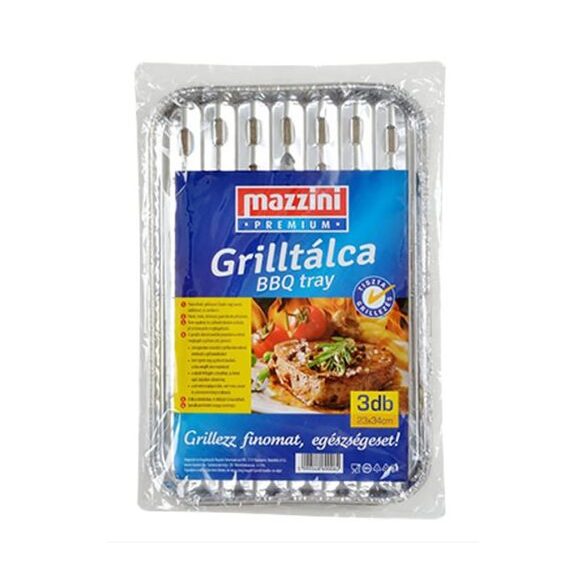 Mazzini Grilltálca 3db