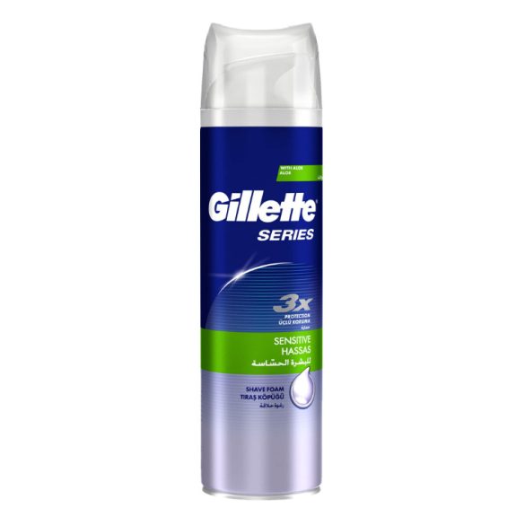 Gillette Series Borotvahab 250ml - Sensitive Aloe