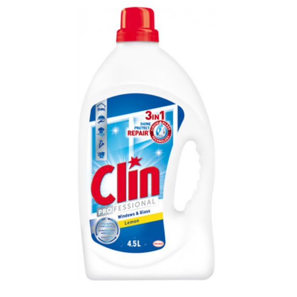 Clin Professional utántöltő ablaktisztító Lemon - 4500ml