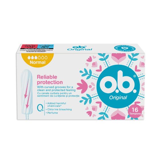 O.B. Tampon 16db Original Normal Reliable Protection  Normal